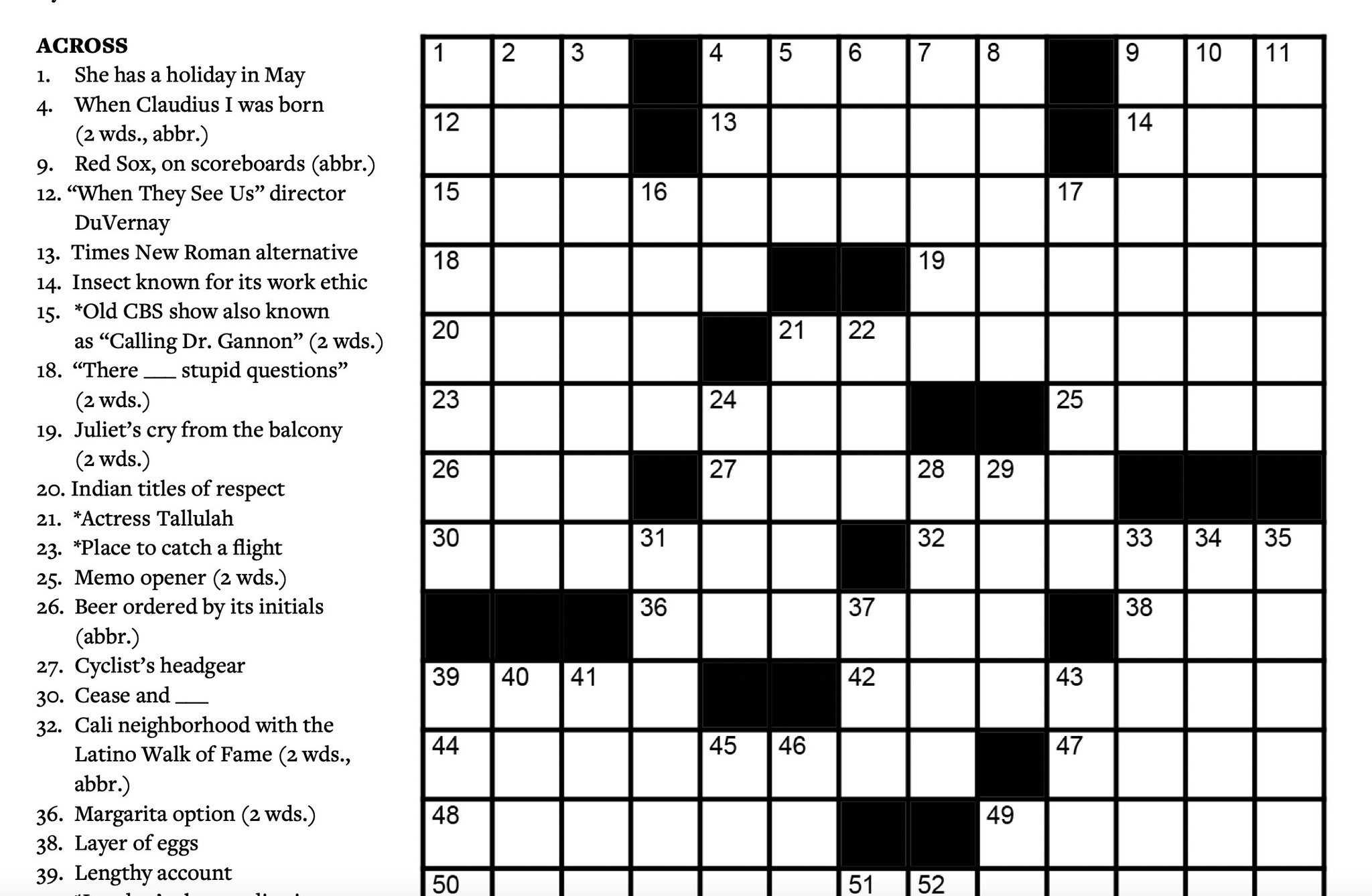 State University on Twitter "So you think you know crosswords