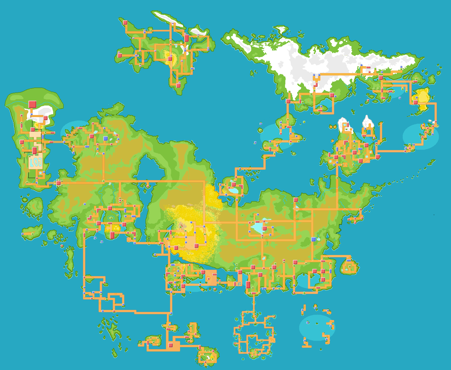 Pokemon Emerald Location Maps - Smogon University