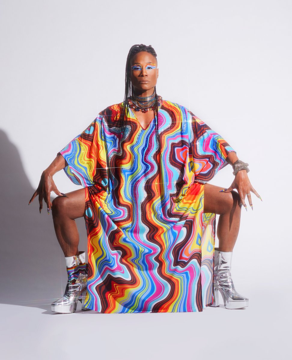 kaftko's tweet photo. Embrace your inner disco glam fire - BILLY PORTER PRIDE is just hours away! Live, werk, PRIDE! 🌈
A portion of all BILLY PORTER PRIDE proceeds will be donated to @trevorproject #pride #pride2022 #lgbtq #lgbtqpride #shopwithpride #billyporter #kaftan #kaftanstyle https://t.co/4ZPzH8E3YH