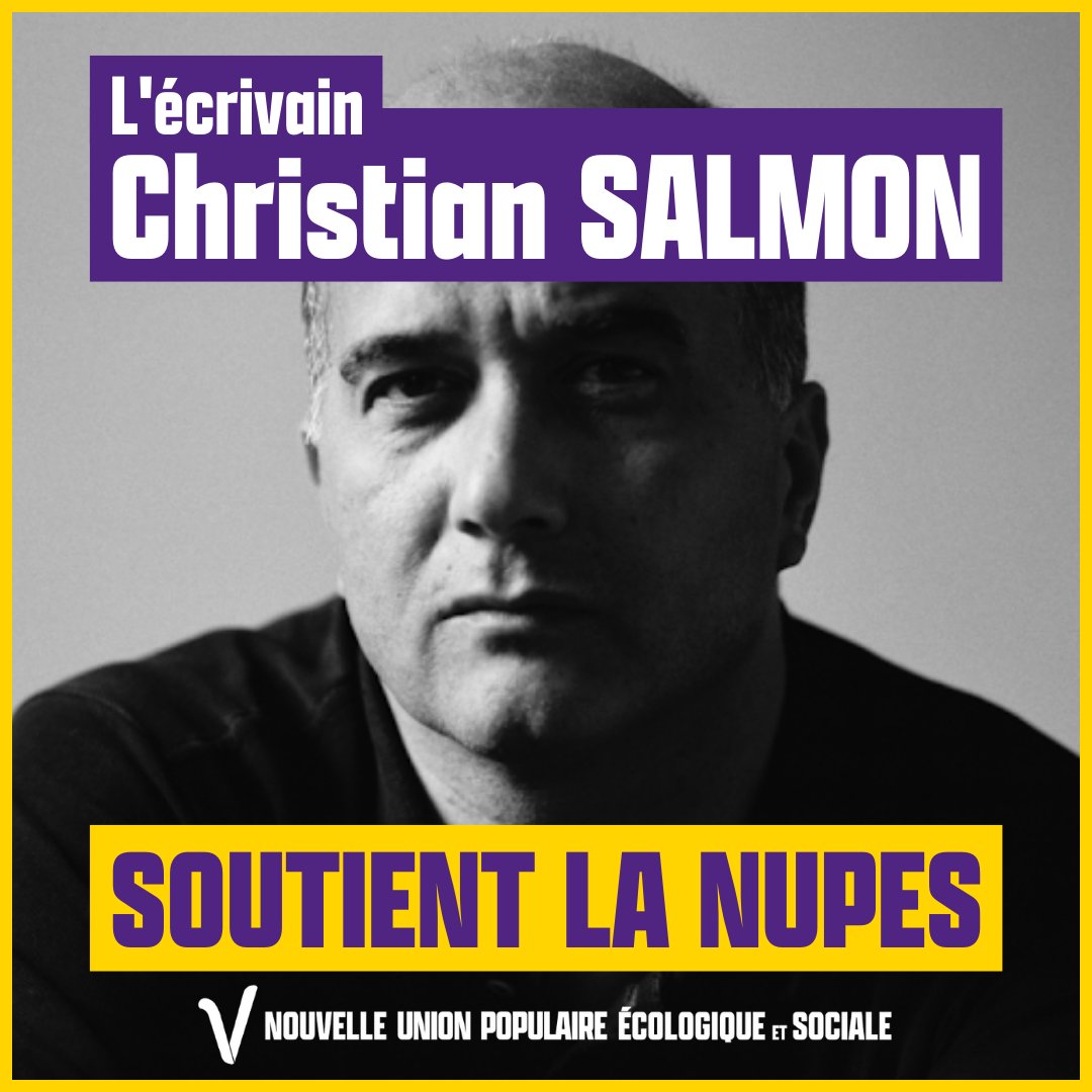 ✌️ @SalmonCs soutient la #NUPES ! #VcommeVictoire