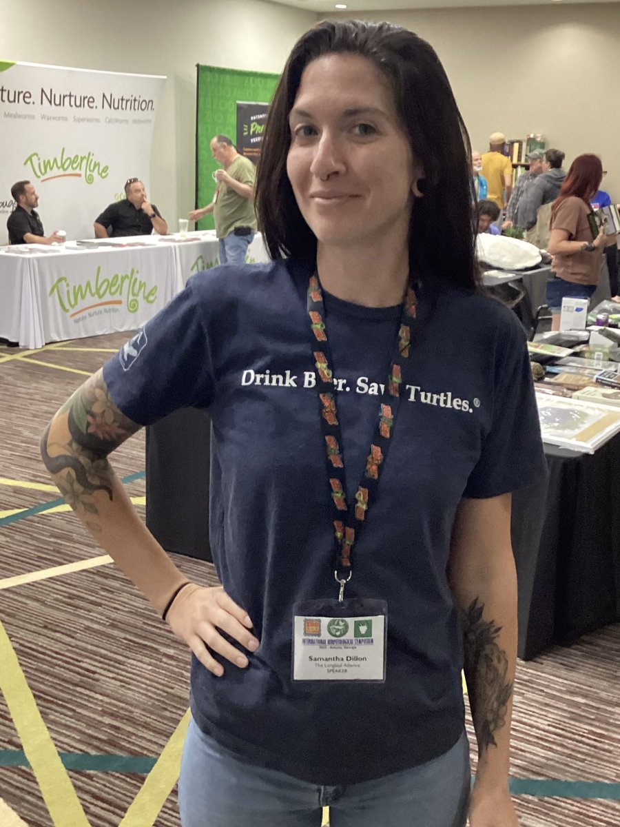 BeerAndTurtles's tweet photo. #SeenInTheWild!

Samantha is sporting the fantastic #SenateAvenueBrewing Bayou Kaiju shirt from last year! 

We are in #Atlanta hanging out with fantastic folks at the #InternationalHerpetologicalSymposium!! https://t.co/6tPOwtJCop