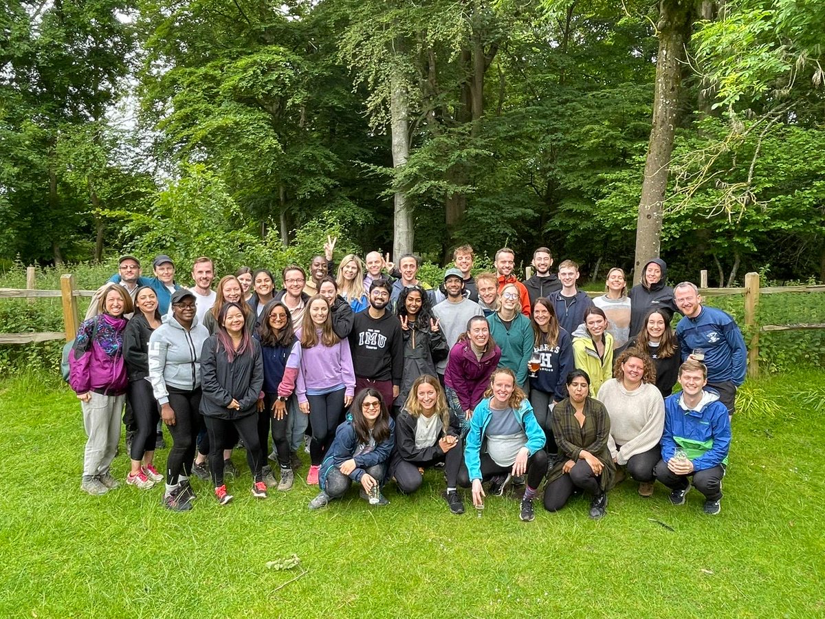 SO good to be back at ⁦<a href="/FoxleaseTAC/">Foxlease Activity Centre</a>⁩ for VTS residential!
Hypnotism/body language/patients we like/study groups/run/yoga/orienteering/quiz and The Great Hackney Art-Off!