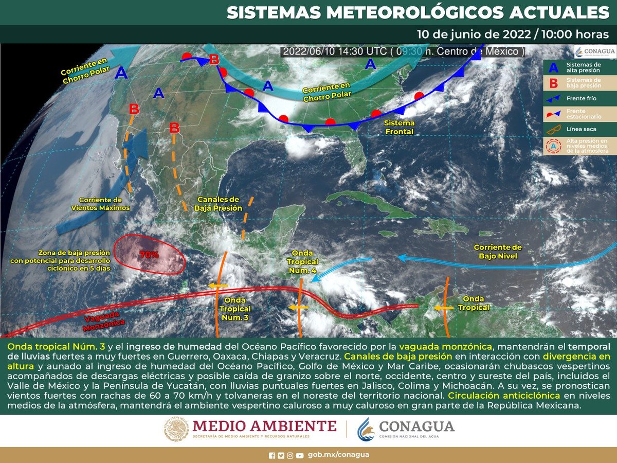 CONAGUA Clima tweet media