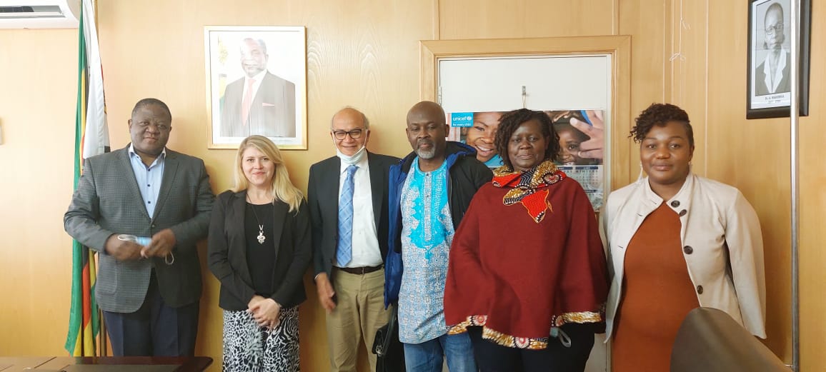 sharon Kapambwe (@katai47) on Twitter photo Great week of engagement on National Cancer Control Plan for Zimbabwe. Ended with a meeting on the NCCP with Permanent Secretary Ministry of Health and Child Care Dr. Jasper Chimedza and senior MoH officials.
<a href="/WHO_Zimbabwe/">WHO Zimbabwe</a> <a href="/dangou_jean/">DANGOU Jean-Marie</a> <a href="/iaeapact/">IAEA PACT</a> <a href="/m_mutebi/">Miriam Mutebi</a> @MishkaKohliCira Great week of engagement on National Cancer Control Plan for Zimbabwe. Ended with a meeting on the NCCP with Permanent Secretary Ministry of Health and Child Care Dr. Jasper Chimedza and senior MoH officials.
<a href="/WHO_Zimbabwe/">WHO Zimbabwe</a> <a href="/dangou_jean/">DANGOU Jean-Marie</a> <a href="/iaeapact/">IAEA PACT</a> <a href="/m_mutebi/">Miriam Mutebi</a> @MishkaKohliCira