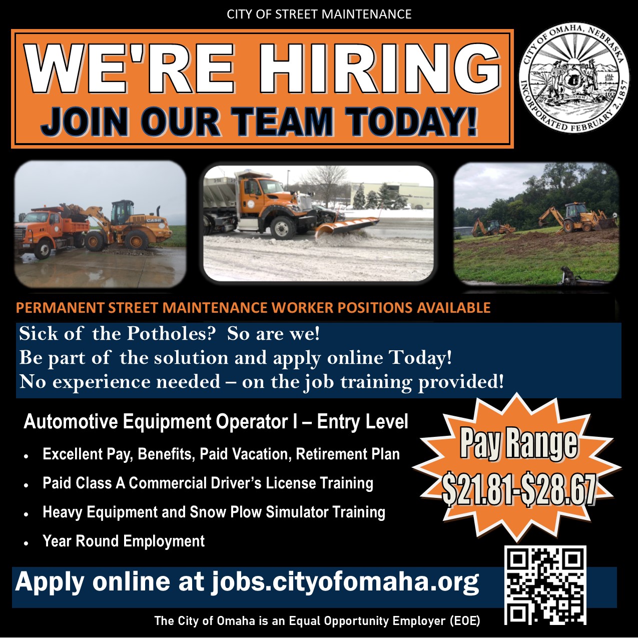 City of Omaha Human Resources Department on Twitter "The City of Omaha