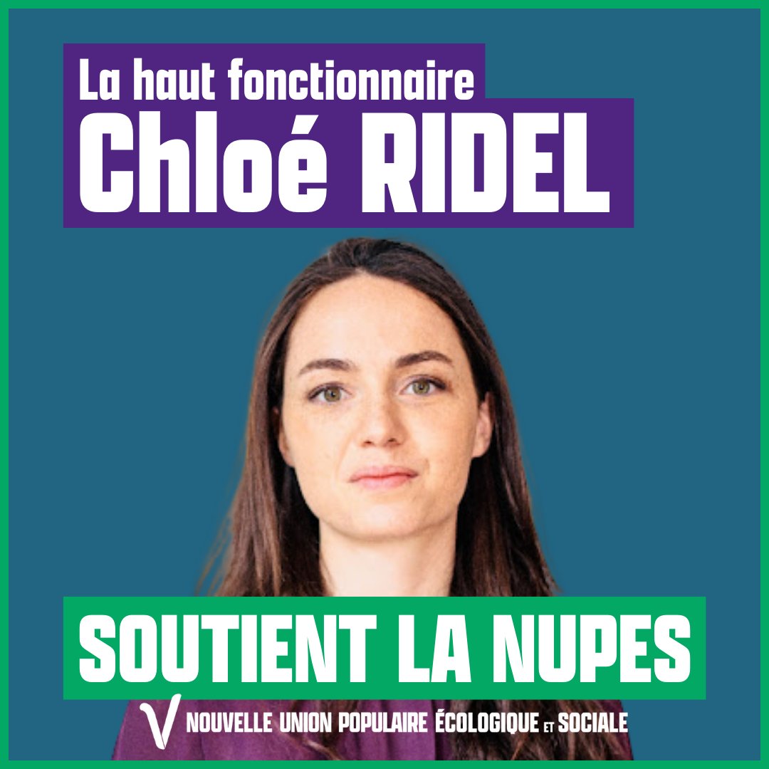 ✌️ @ChloeRidel soutient la #NUPES ! #VcommeVictoire