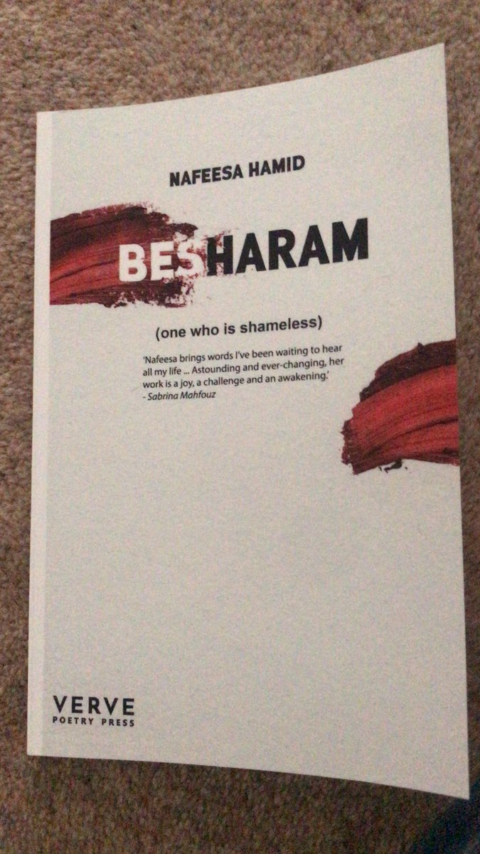 Oh this is exquisitely, painfully beautiful. Nafeesa shared her poetry with us at Arvon a while ago and I’ve been meaning to get the book ever since. Inspiring and honest. @NafeesaHamid thank you.