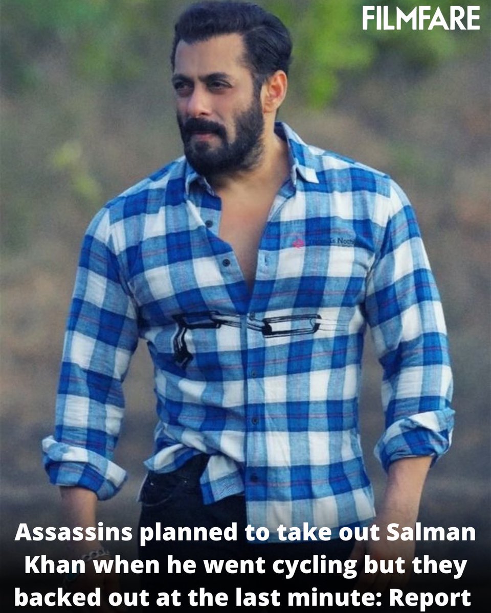 HShams64's tweet photo. According to media reports, the police uncovered the plot to assassinate #SalmanKhan when they were investigating the #SidhuMooseWala murder. The assassins had allegedly planned to kill Salman Khan but got unnerved when they saw an escort of the Mumbai Police at his gate https://t.co/sCfCcoy9x6