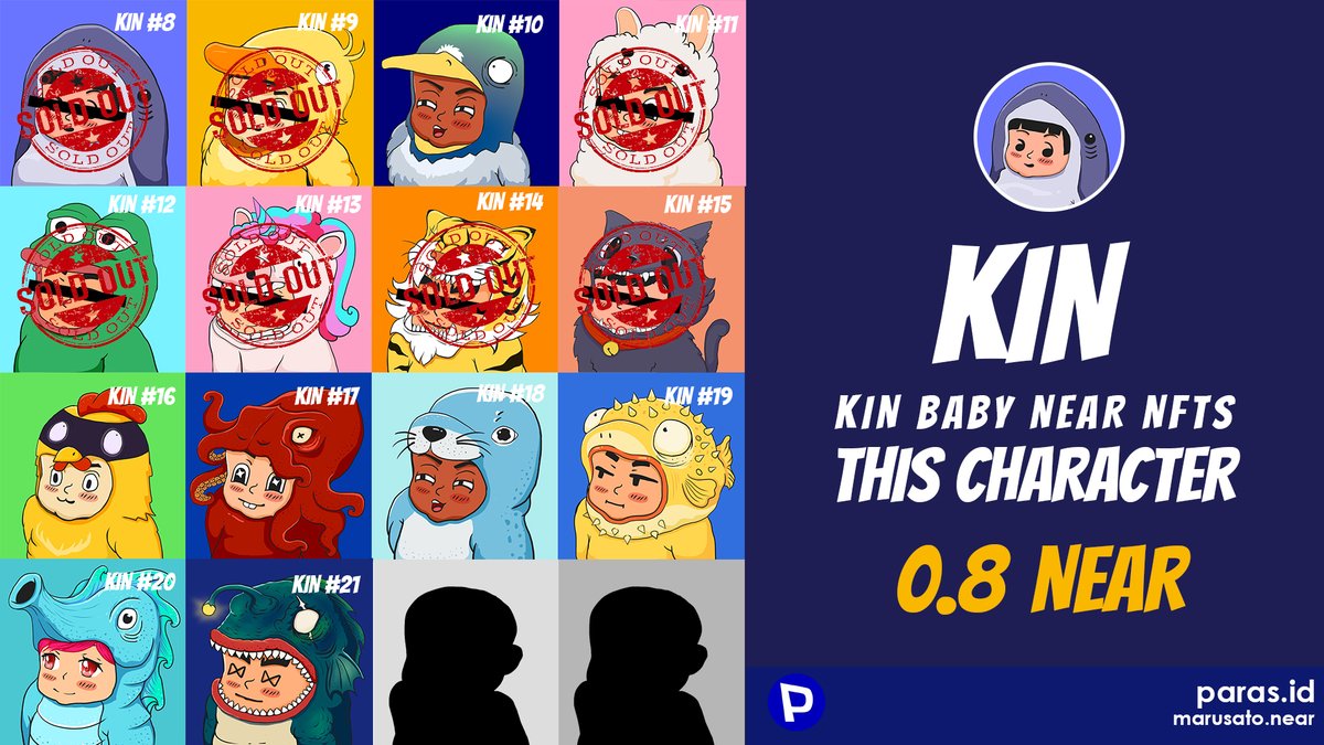 marusang8's tweet photo. 🚨Drop Alert🚨  Kin baby near NFT 1/1 edition @ParasHQ 

0.8 NEAR
👇👇👇
https://t.co/poIX5uL7c0

#NFTs #PARASnft #NFTProjects #NFTcollections #NFTThaicommunity #NFTdrop #NFTCommunity #NFTJapan #kinclub https://t.co/ET0y3GbPkO
