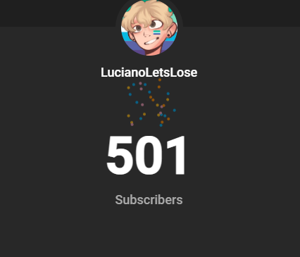 Member265's tweet photo. I HIT 500 SUBS PPL

#smallyoutuber #smallyoutubercommunity #contentcreators #Content https://t.co/TjwV1SA1JV
