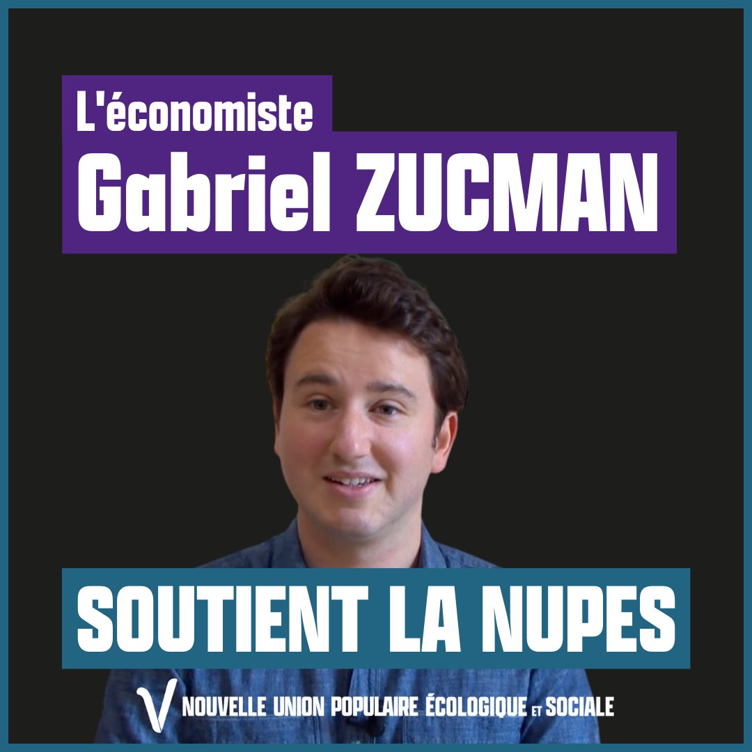 ✌️ @gabriel_zucman soutient la #NUPES ! #VcommeVictoire