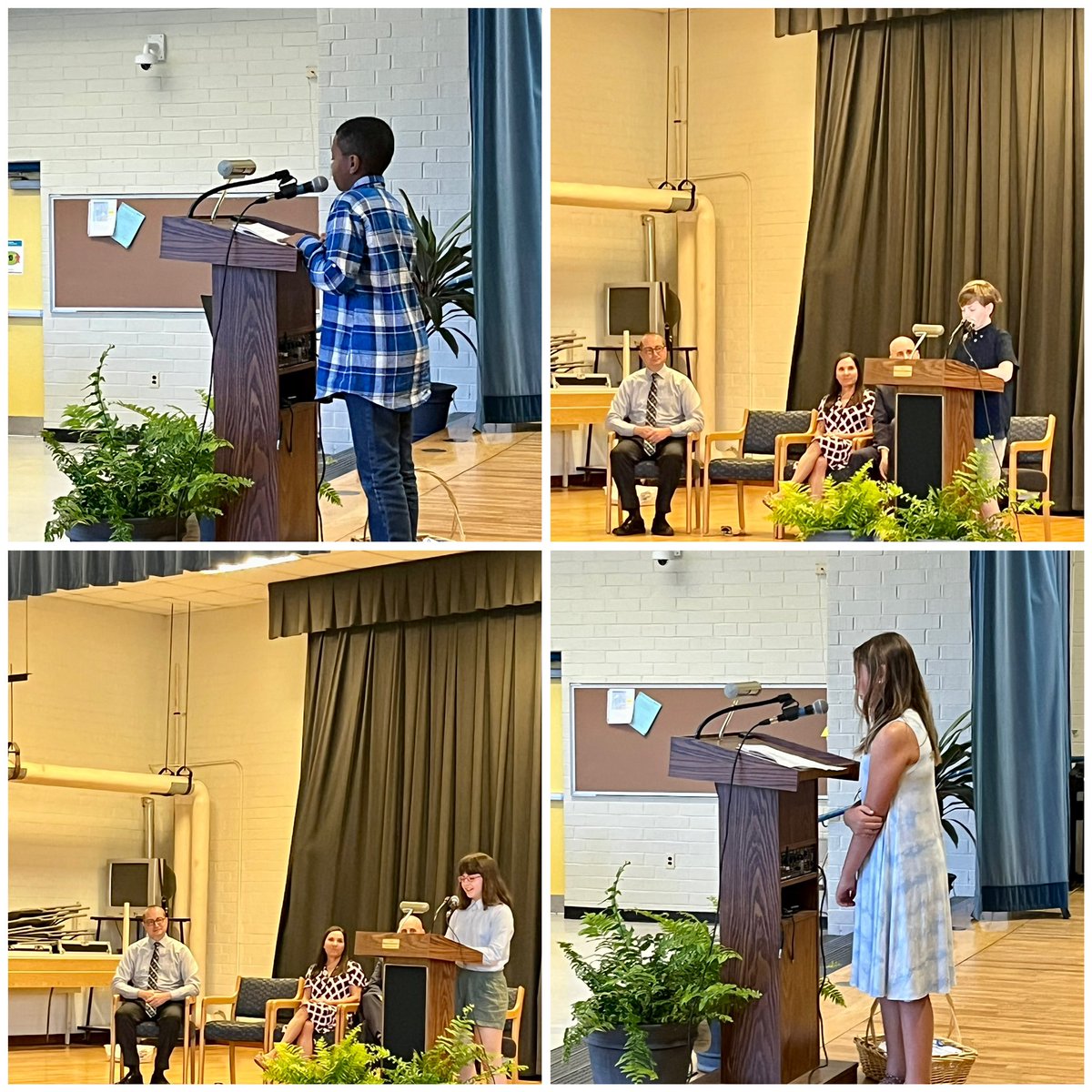 baucomes's tweet photo. And that’s a wrap! It was a wonderful time celebrating our 5th graders @baucomes moving up today. Thank you to our surprise guest @PrincipalBrian our principal @cfhuffman13 tech support @MsRushin and our parents. Time to go out and do great things, Aviators ✈️ #finaltakeoff https://t.co/IR53igJTmU