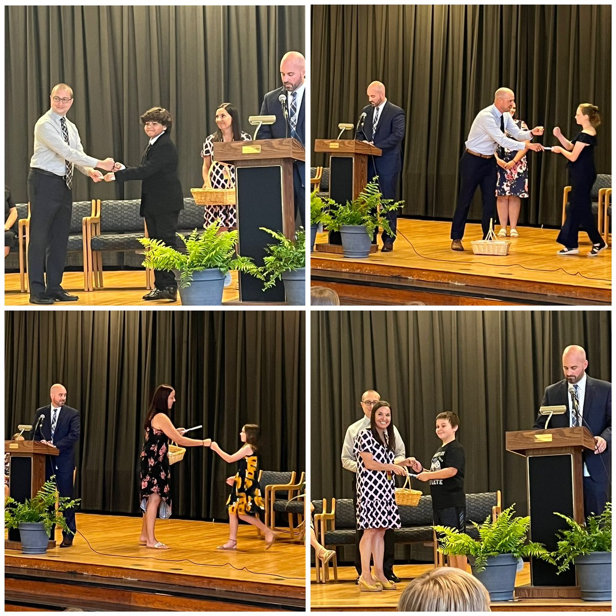 baucomes's tweet photo. And that’s a wrap! It was a wonderful time celebrating our 5th graders @baucomes moving up today. Thank you to our surprise guest @PrincipalBrian our principal @cfhuffman13 tech support @MsRushin and our parents. Time to go out and do great things, Aviators ✈️ #finaltakeoff https://t.co/IR53igJTmU