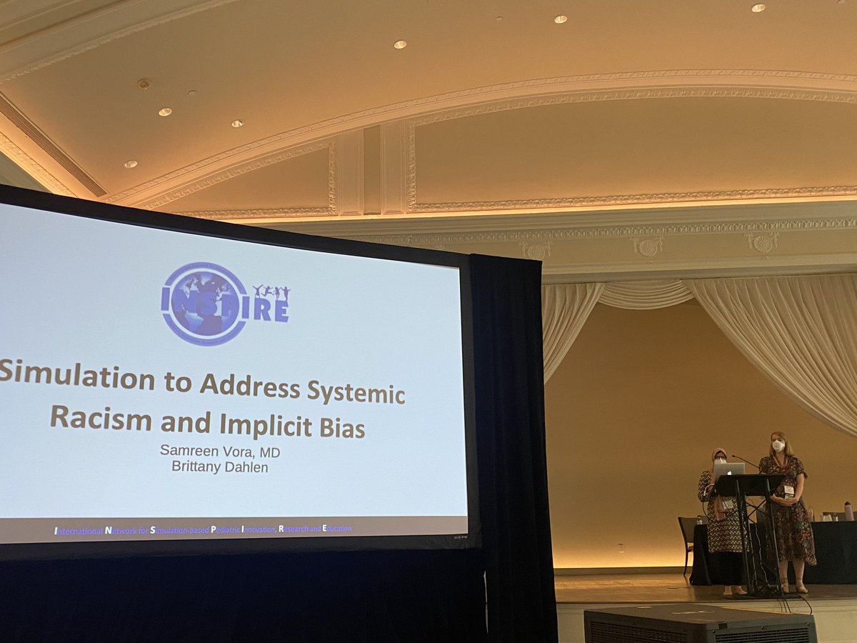 INSPIRE_Network's tweet photo. Recommendations for using simulation to address systemic racism and implicit bias with @s921v @DahlenBrittany - So much possibility within sim to advance equity goals! #INSPIREatIPSSW #IPSS2022 https://t.co/Akx8hhJVZH