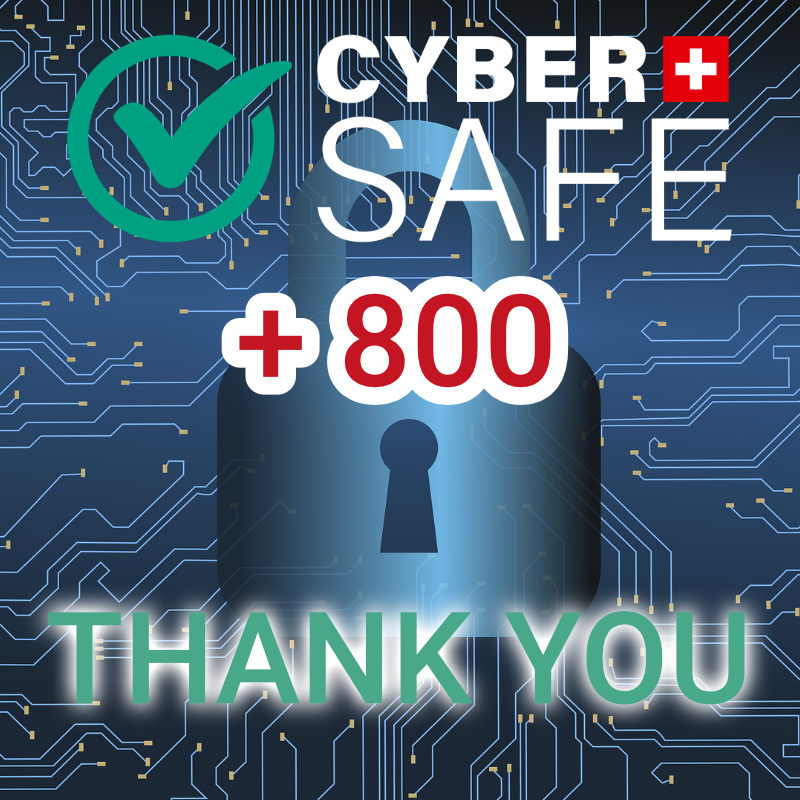 Launched just before the first wave of Covid in 2020, the journey was not easy, but the cyber-safe.ch Label quickly made its way into the cybersecurity sector and today we are proud of the results !