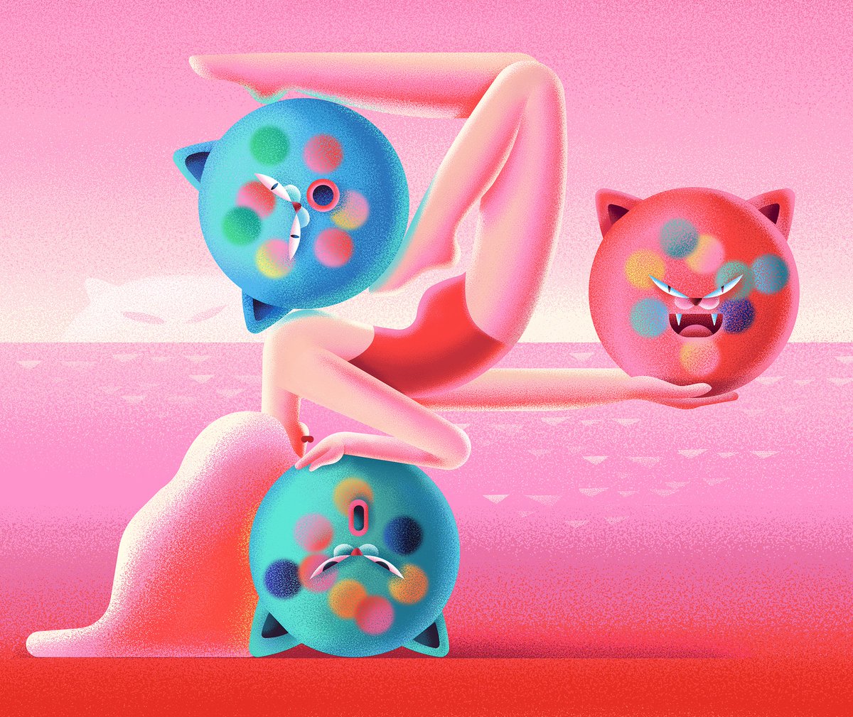 New drop on <a href="/versumofficial/">Versum</a> !

"Dream"💖 1/1 20 Tez
The dream in which I played with the heads of cats

versum.xyz/token/versum/2…

#NFTdrop #NFTs #NFTartwork #NFTCommumity