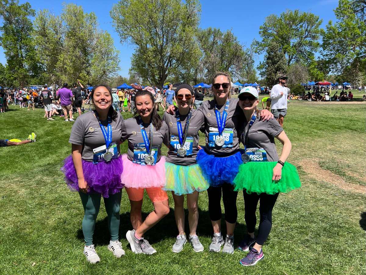 ktlegget's tweet photo. So proud of our lab @cerebral_CU! We ended up in 3rd place for the Women's Government Division of the Colfax Marathon Relay (@runcolfax), so won a donation to a charity of our choosing--happy to support @NAMI_Colorado! https://t.co/GE2SAFzLSX