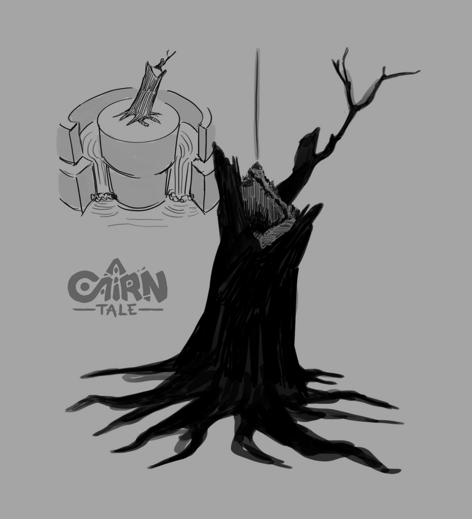 a_cairn_tale's tweet photo. Giant tree research ๐ณ
#acairntale #indiegame #conceptart #environment #tree #giant #waterway #watercity #researches #wip https://t.co/kxVvF54zuk