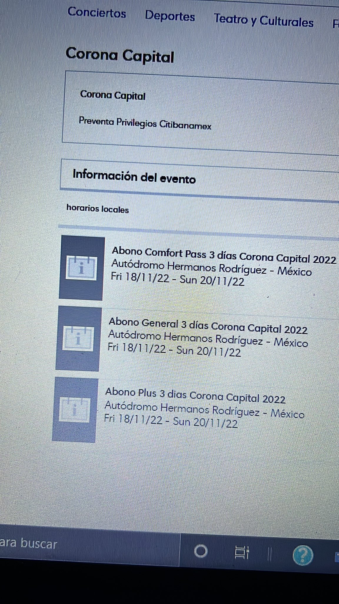 皿 on Twitter: "🚨 ATENCIÓN 🚨 Citibanamex Pre-Preventa Priority Corona
