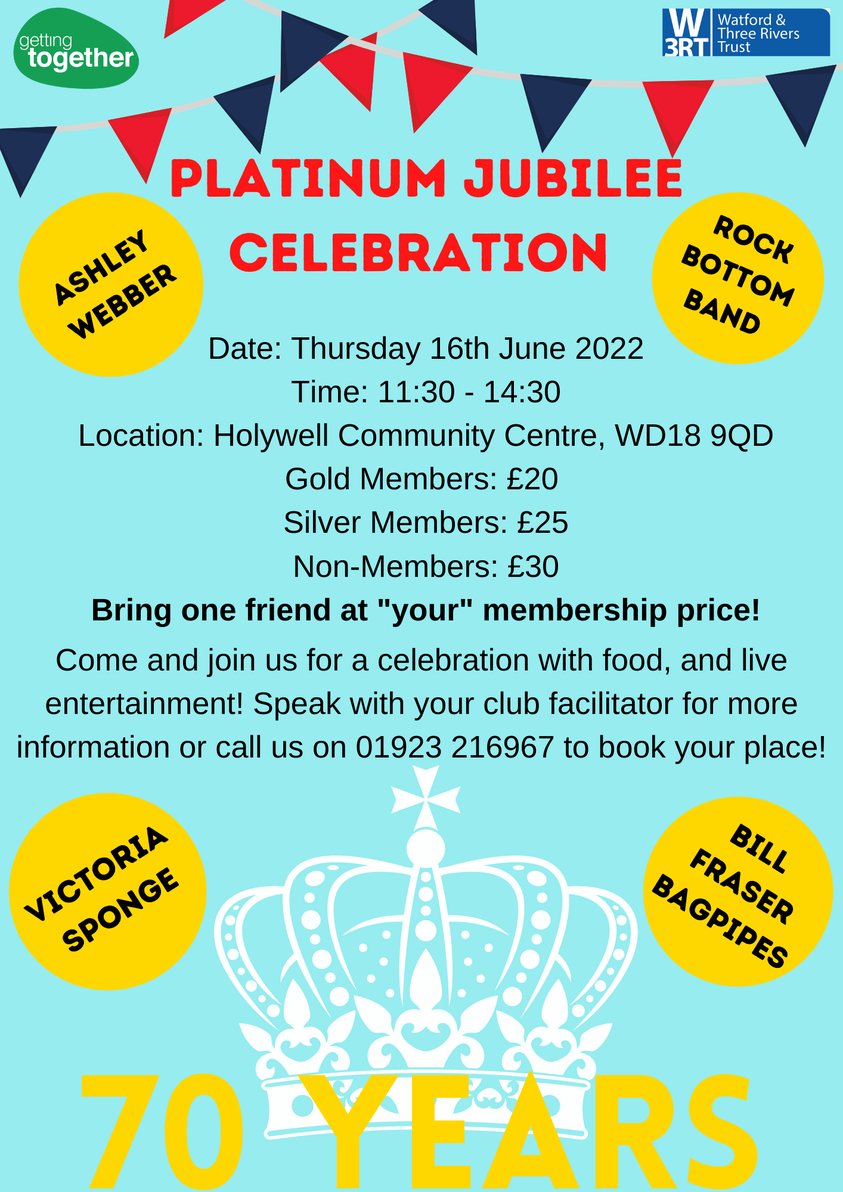 Are you missing the jubilee fun ? Then why not come and join us Thursday 16 June ? <a href="/Observer_Owl/">Watford Observer</a>