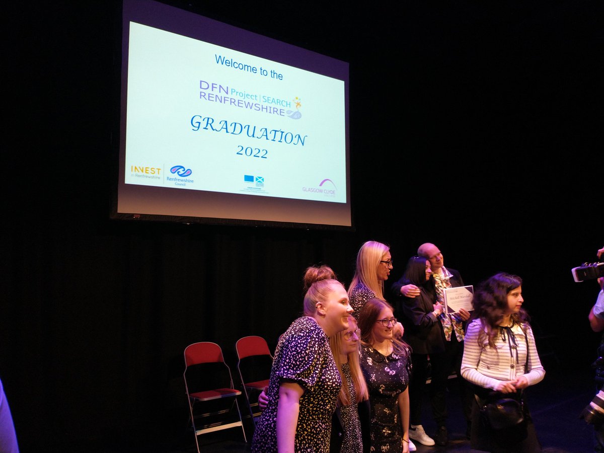 Delighted again to speak and present certificates to 11 young people graduating today in Johnstone through Project Search <a href="/InvestinRen/">Invest in Renfrewshire</a> 6 years and still helping young people overcome barriers into employment. Thanks to staff and parents who make this happen. Good day for all.