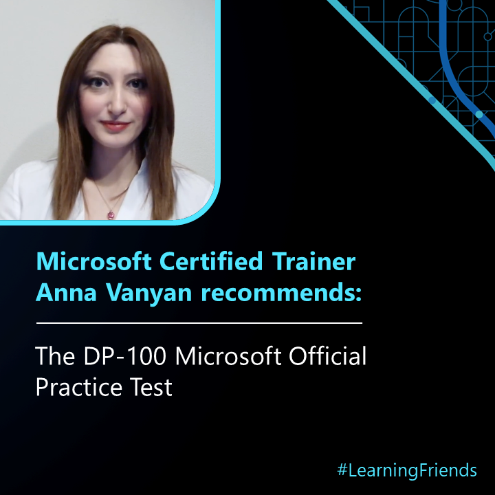 MicrosoftLearn's tweet photo. Microsoft Certified Trainer Anna Vanyan loves helping data scientists upskill through Courses DP-100 and DP-090!
Take her advice and take the practice test after completing the courses to get prepared for the certification exam.
https://t.co/psDvsnKF4N
#LearningFriends https://t.co/augmS6UcFA