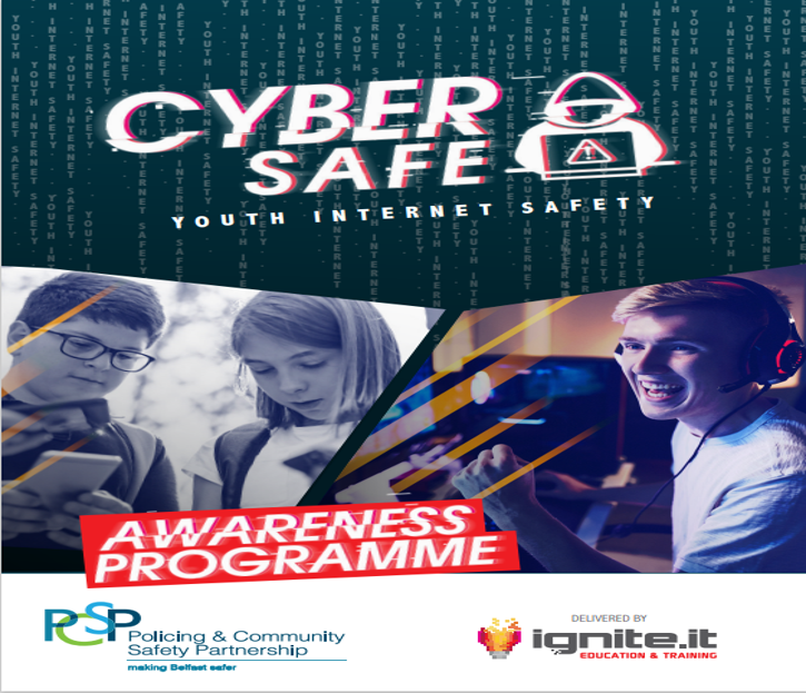 Just finished a great 4 days <a href="/GrosvenorGS/">Grosvenor Grammar School</a> delivering our CyberSafe workshops to Years 8,9 &amp; 10 in partnership with Belfast Policing &amp; Community Safety Partnership, with great enthusiasm from students as we tackled this challenging topic. Thanks also to the staff for their help!