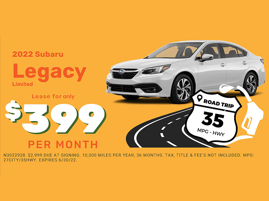 SubaruofDayton's tweet photo. Get the 2022 Subaru Legacy at a lease price starting at $399/month during the Summer Savings Event. Click to learn more:https://t.co/ZpFkx1dF8M https://t.co/NNkzUGr8IP