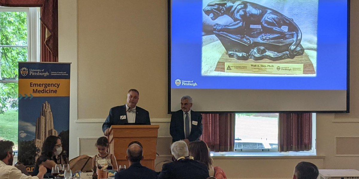 PittSHRS's tweet photo. Best wishes to Walt Stoy, who will retire from his position as professor in our Emergency Medicine program on June 30. He has impacted the lives of many people throughout the world. His legacy will inspire generations of health care professionals. @PittEMProgram #H2P https://t.co/Ku0PrXIFHa