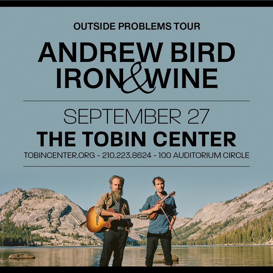 🎟 ON SALE NOW 🎟 | Andrew Bird and Iron & Wine Coming to the Tobin on Tuesday, September 27 at 7:30pm 🔗 Visit bit.ly/bird-iron-wine to get the best seats TODAY!