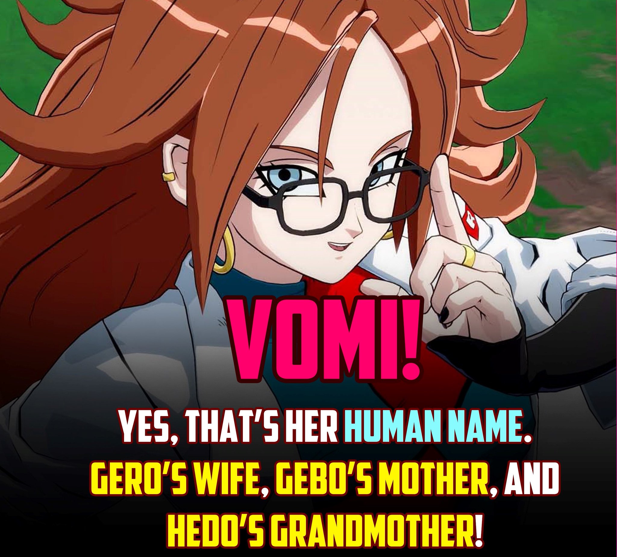 Android 21's 'human template' has been made canon in Dragon Ball