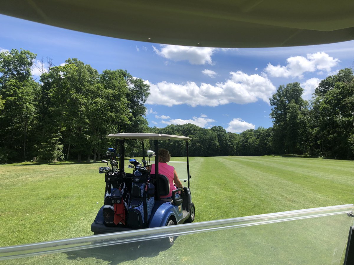 danramsey93's tweet photo. Yesterday was my last day at my job. Today, I got to enjoy a round of golf with my best bud and a lovely older couple named Ken and Pat. What a week! https://t.co/uU5LlUs194