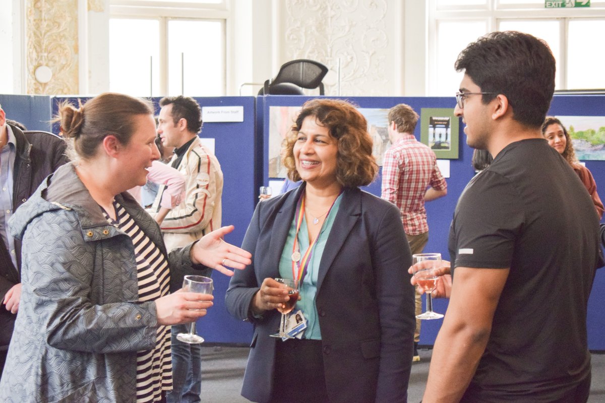 Happy times at the BartsArts exhibition! 
<a href="/QMULBartsTheLon/">Barts and The London, Queen Mary</a> 
#FlourishingFriday