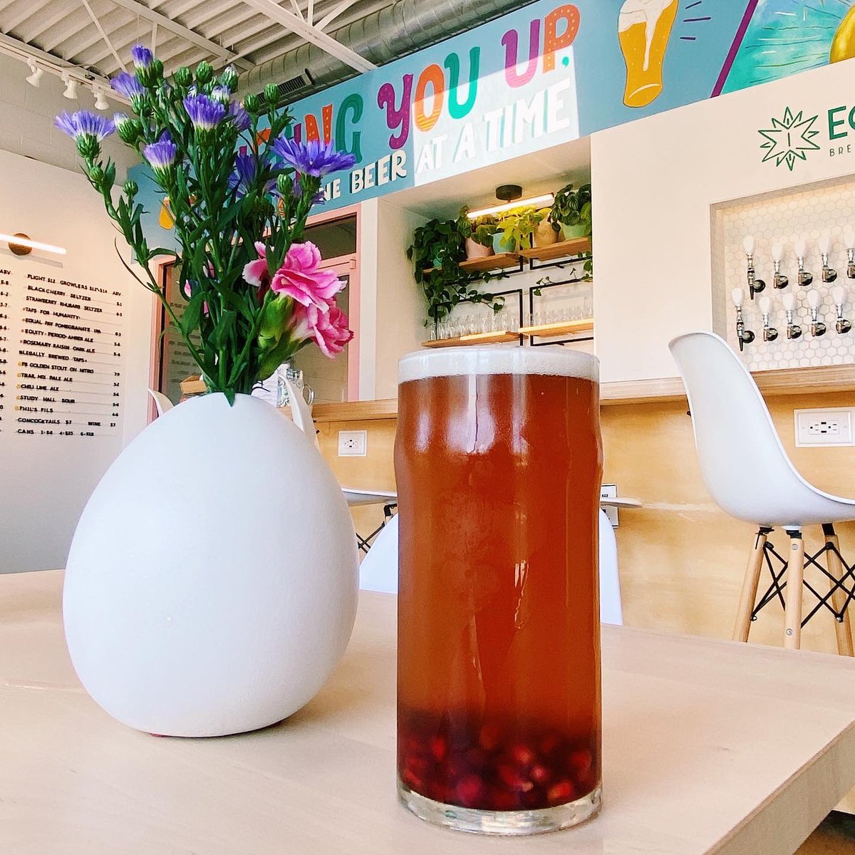 equitybrewingco's tweet photo. Today we’re releasing the Equal Pay Pomegranate IPA for the 59th anniversary of the Equal Pay Act of 1963. This Act mandated equal pay for equal work and prohibits wage discrimination based on sex. However in 2020, the average woman made 83 cents to a man’s dollar… 1/3 https://t.co/CkEf2pS3p0