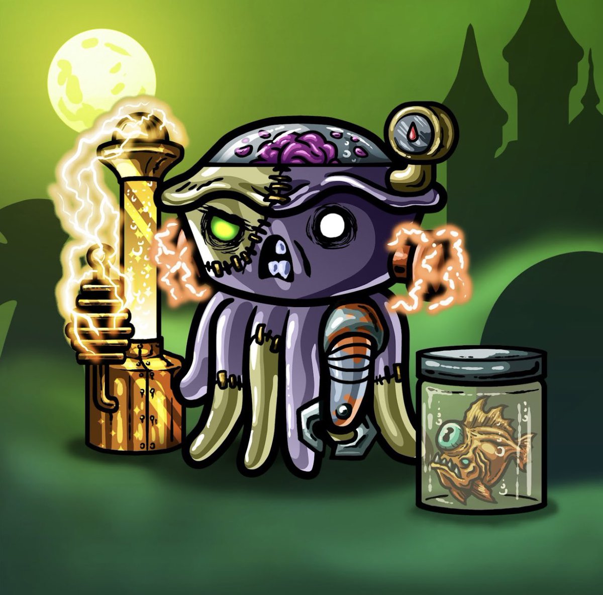 Drwudoc's tweet image. #FridayPieDay In honor of today’s release of the Expieriments’ oven, here is my little Expieriment friend.  Say hello!
@PielandNFT