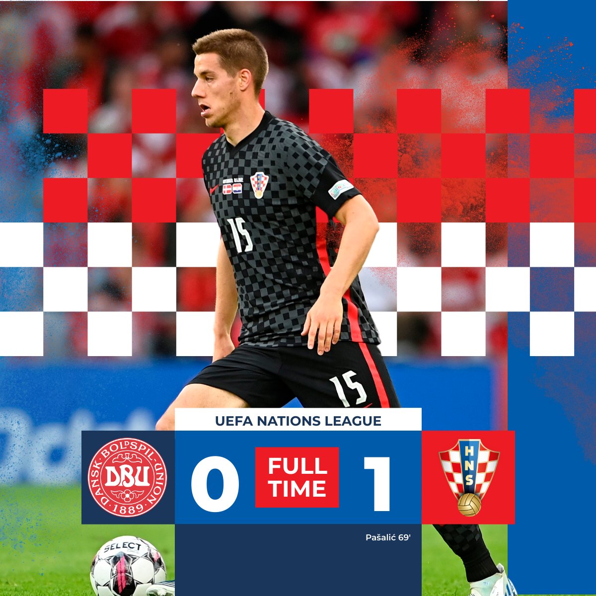 Victory! ✌️ #DENCRO 🇩🇰🇭🇷

#Croatia collects all three points in Copenhagen - congratulations! 👏

#Family #NationsLeague #UNL #Vatreni❤️‍🔥