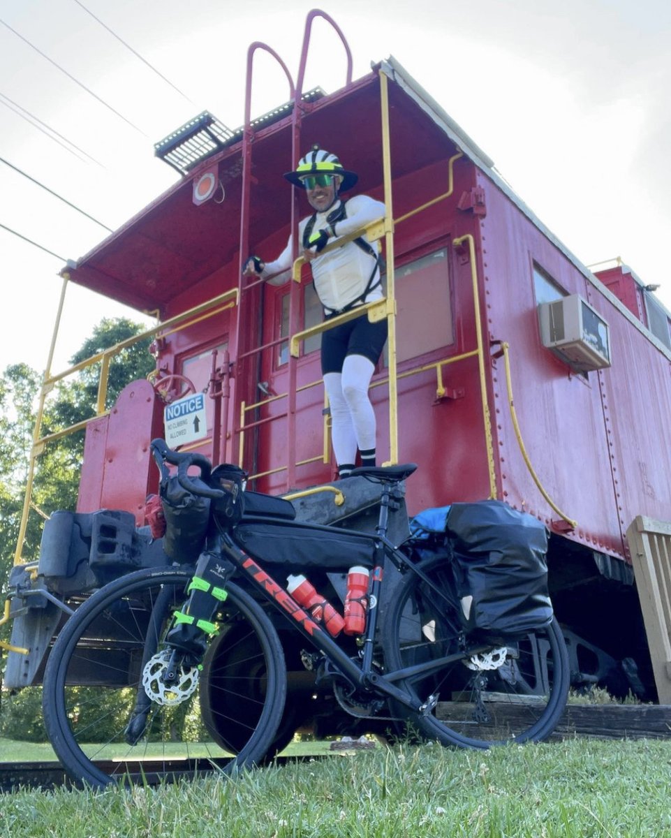TrekofCLT's tweet photo. On June 4th, our good friend Richard departed from our Lake Norman location on a fully outfitted Checkpoint SL 5 for a 3000+ mile journey riding his bike across America. Read about the purpose of his ride and how you can support him along the way: https://t.co/g5TSaQx2cr https://t.co/QrkByDvYLH