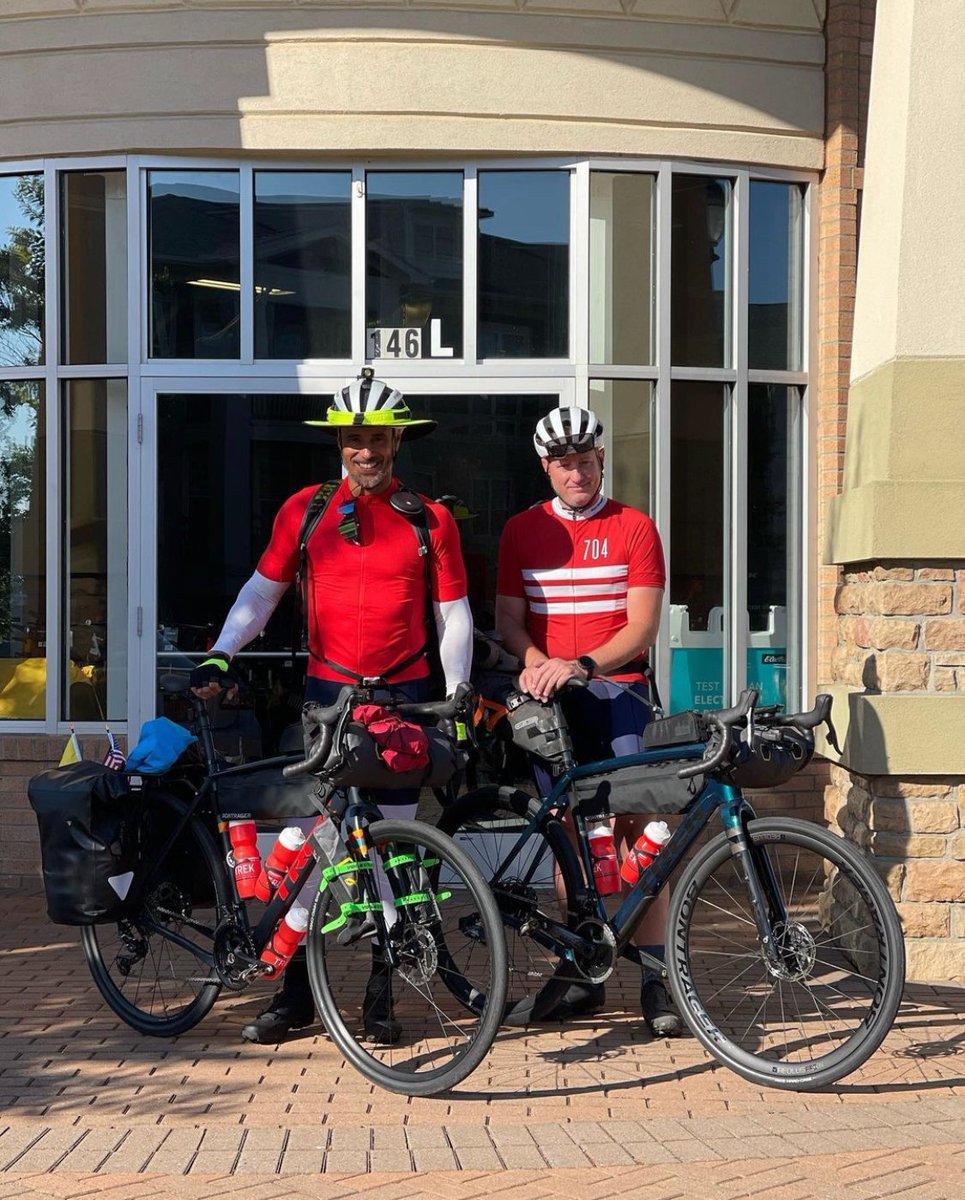 TrekofCLT's tweet photo. On June 4th, our good friend Richard departed from our Lake Norman location on a fully outfitted Checkpoint SL 5 for a 3000+ mile journey riding his bike across America. Read about the purpose of his ride and how you can support him along the way: https://t.co/g5TSaQx2cr https://t.co/QrkByDvYLH