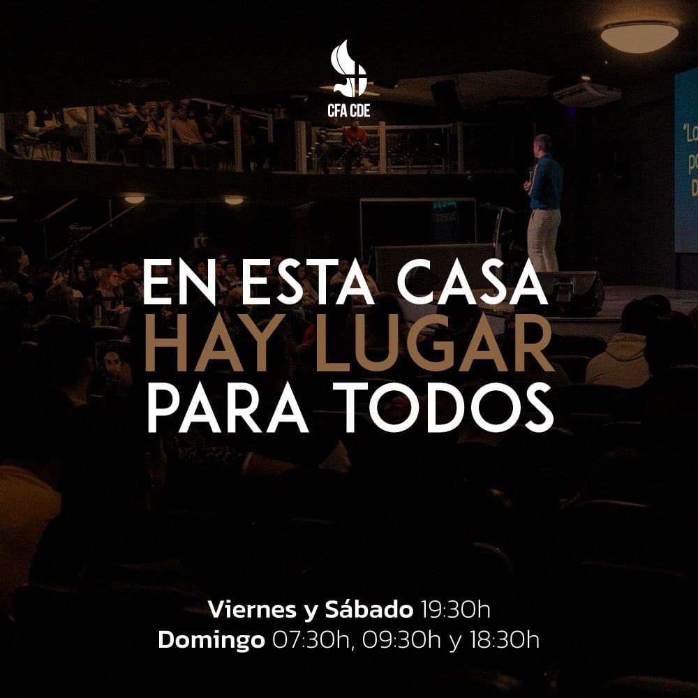 cfc_iglesia's tweet photo. En la casa de mi Padre hay espacio para ti 🎶
No dejes de congregarte, veni este fin de semana con toda tu familia 🥰
.
.
#Iglesia #primeramor #determinados #CDE #CFA https://t.co/IGykN9beks