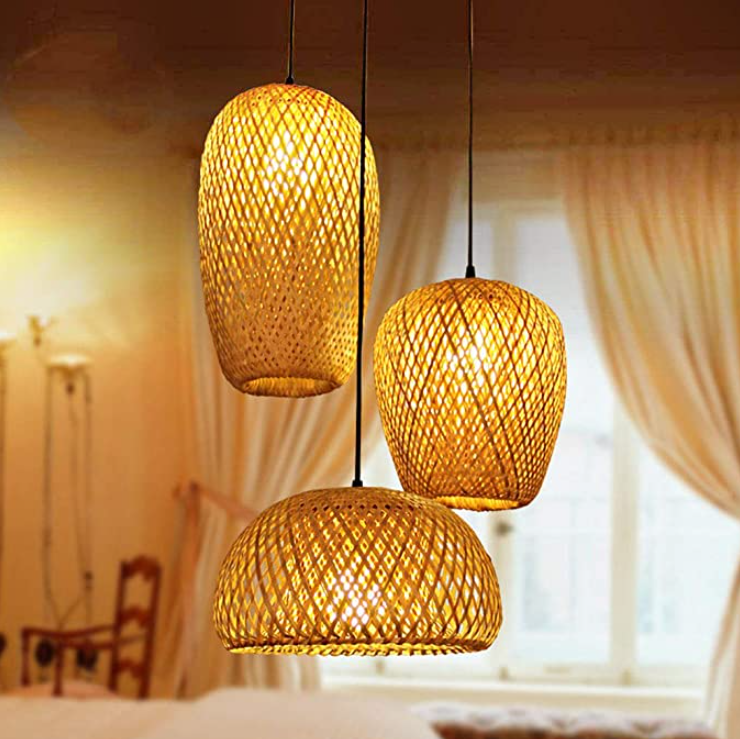 Ethical &amp; Eco-Friendly Home Décor Ideas: Eco-friendly Lighting. Using dimmers, lamps, and recyclable illuminates is the best for #greenlighting. Ceiling pendant lamps, #solar bamboo string lights, and flute wall lights are currently admired for an elegant interior. 💡💡 #EMT