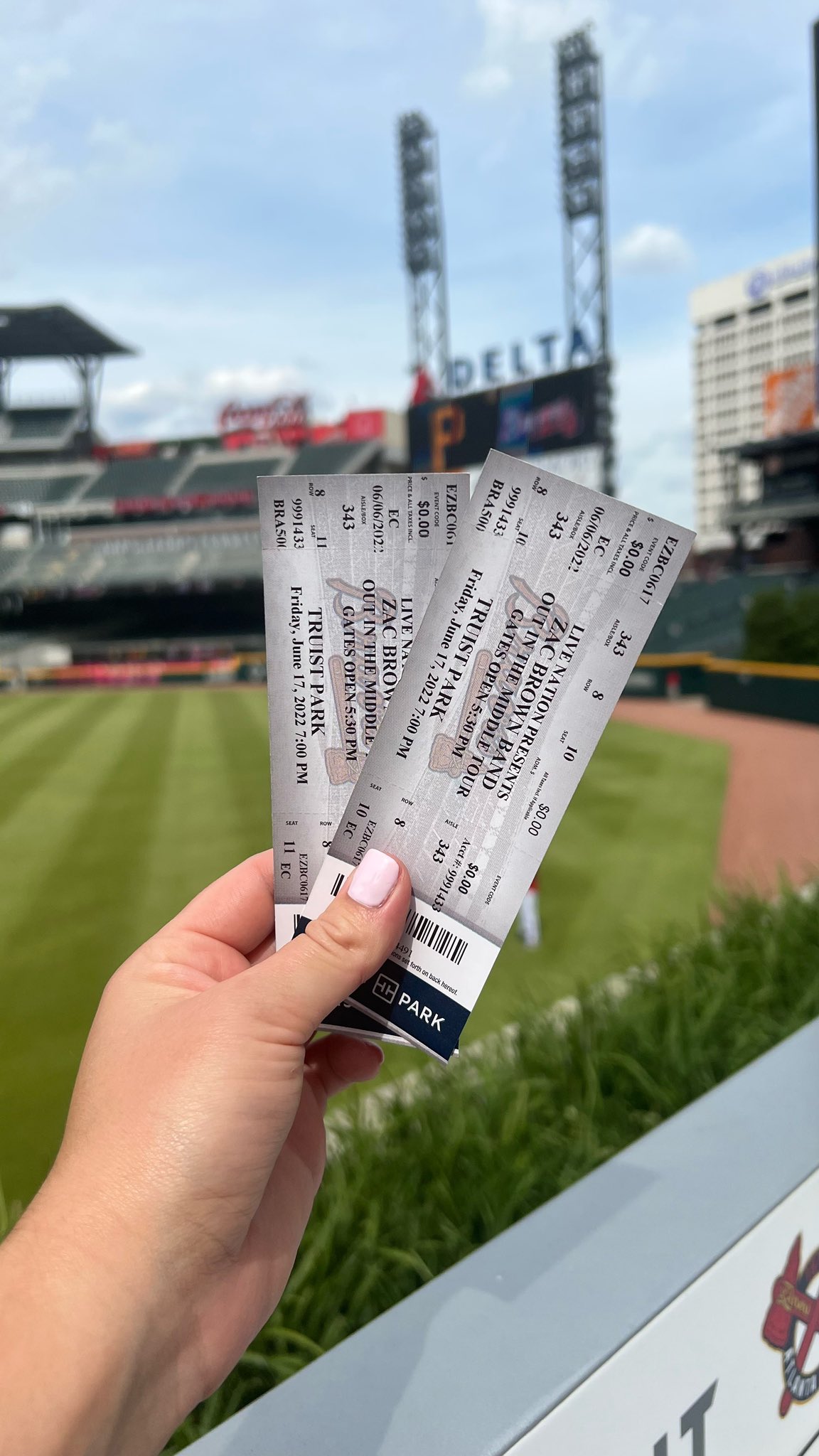 Atlanta Braves on X: RT for a chance to win a FREE pair of tickets to see  @zacbrownband at @TruistPark on June 17! 🎟    / X