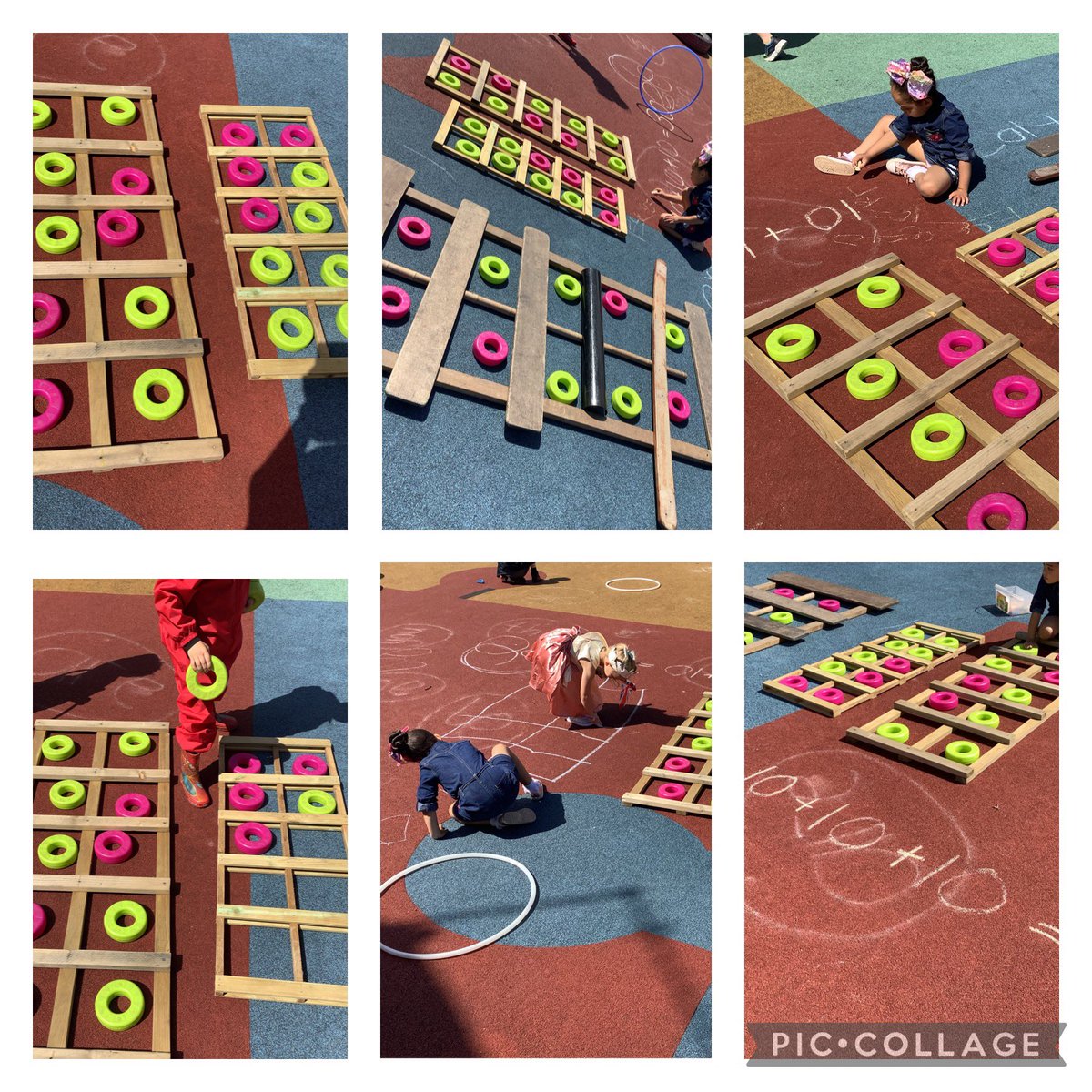 #maths fun in the sun @MertonBankP @WhiteRoseMaths @canigoandplay @ABCDoes @NWmathshub3 #earlyyears #mathschat #mathseveryonecan