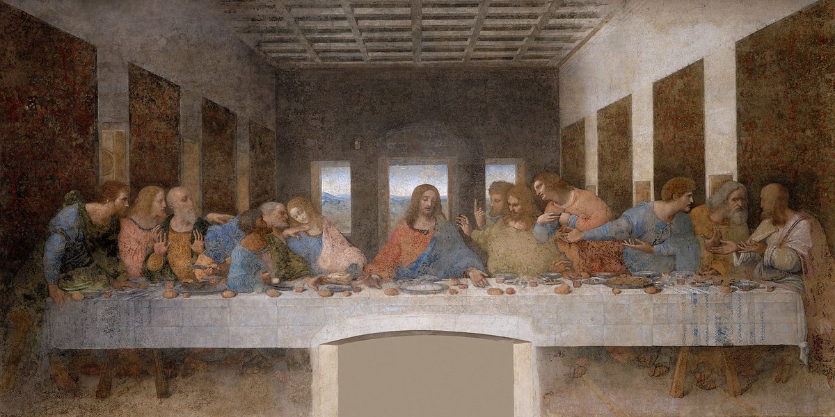 The Last Supper by Leonardo da Vinci (1498)
