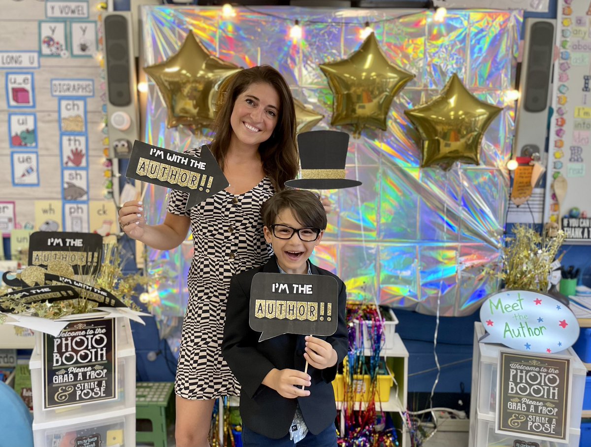What a difference a year makes! These 1st grade Author’s signed copies of their Realistic Fiction Series Books at our Meet &amp; Greet today. I couldn’t be prouder!✏️🤝🥳<a href="/WestSchoolLBNY/">West School</a> @LorraineRadice1