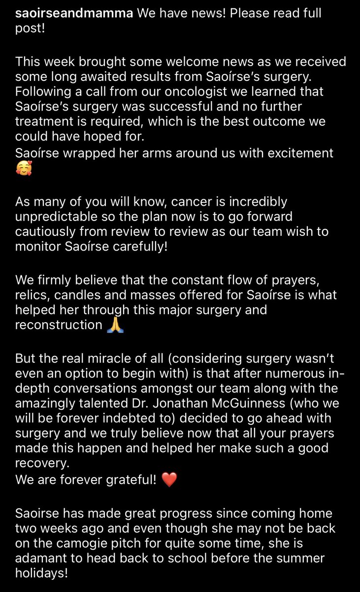 Saoírse and Mamma tweet media