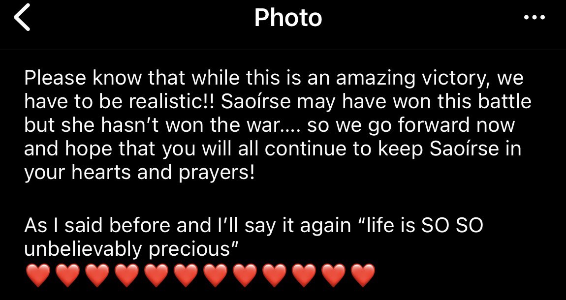 Saoírse and Mamma tweet media