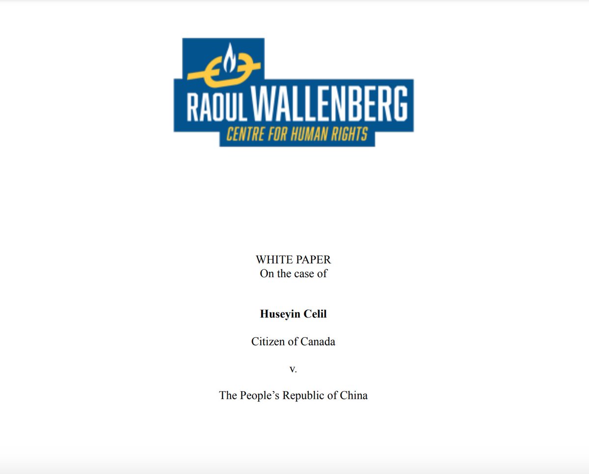 Recognize Celil (@recognizecelil) on Twitter photo "Celil continued his #advocacy for the #rights of #Uyghurs in #Canada, where he educated #Canadians about his community’s #culture, #religion, and continuous #persecution."
To read <a href="/TheRWCHR/">Raoul Wallenberg Centre for Human Rights</a> at <a href="/LawMcGill/">McGill Faculty of Law | Faculté de droit</a>'s White Paper on #Huseyin #Celil: raoulwallenbergcentre.org/en/the-centre/… "Celil continued his #advocacy for the #rights of #Uyghurs in #Canada, where he educated #Canadians about his community’s #culture, #religion, and continuous #persecution."
To read <a href="/TheRWCHR/">Raoul Wallenberg Centre for Human Rights</a> at <a href="/LawMcGill/">McGill Faculty of Law | Faculté de droit</a>'s White Paper on #Huseyin #Celil: raoulwallenbergcentre.org/en/the-centre/…