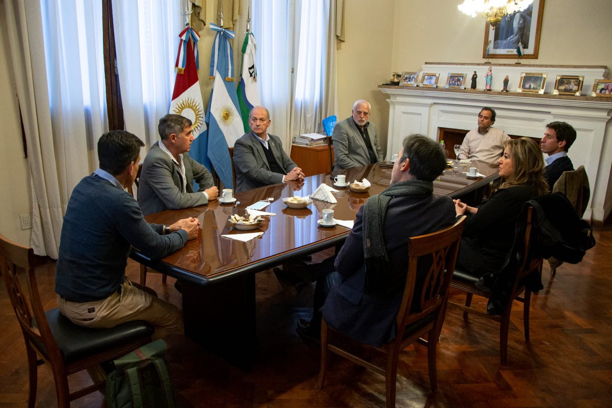 Recibimos a Marcos Brito, José Santaniceto, Juan Manuel Garzón y a Myrian Martínez, integrantes de la Fundación Mediterránea.