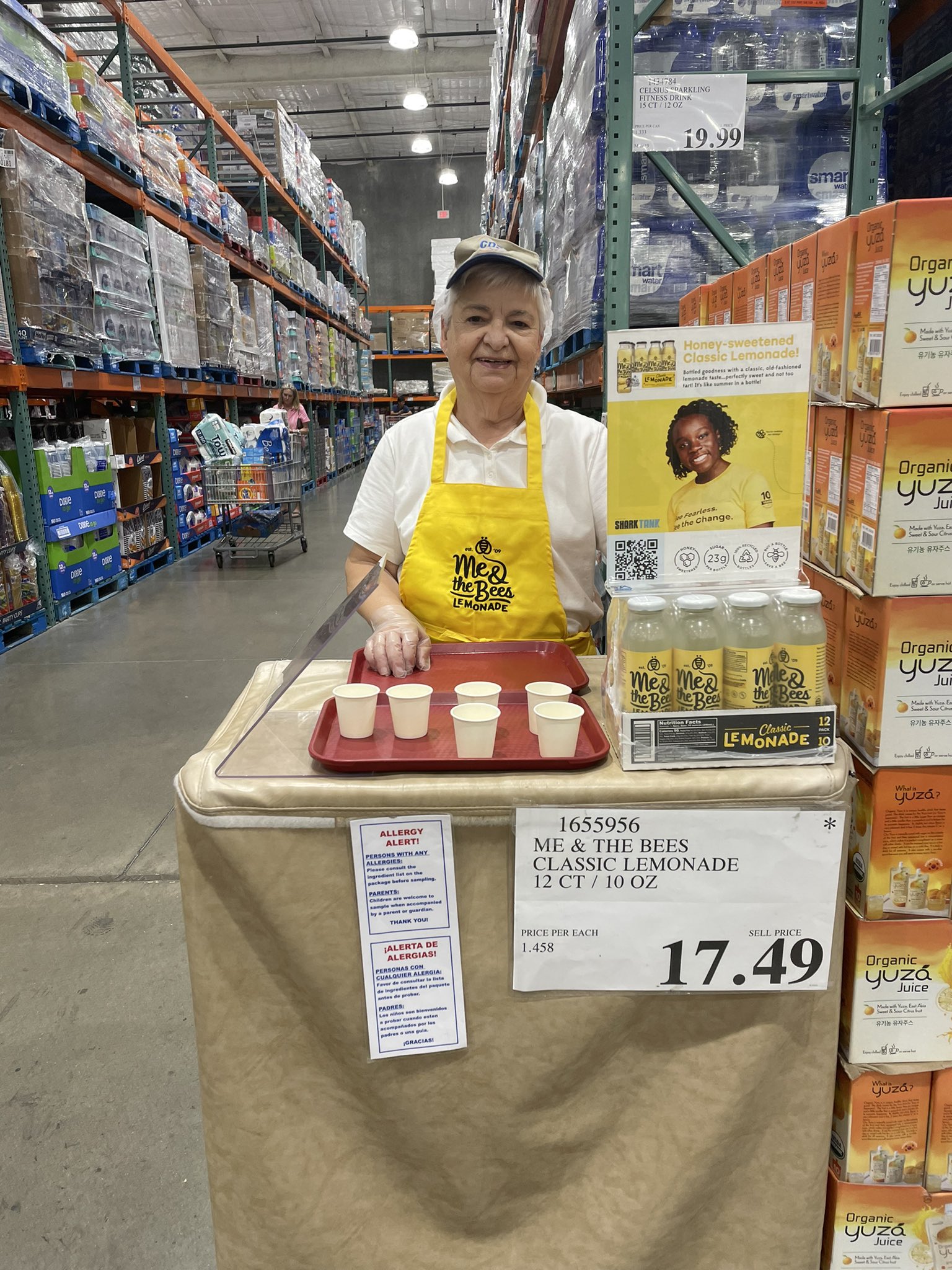 Me & the Bees Lemonade Mikaila Ulmer on Twitter "Sampling Costco