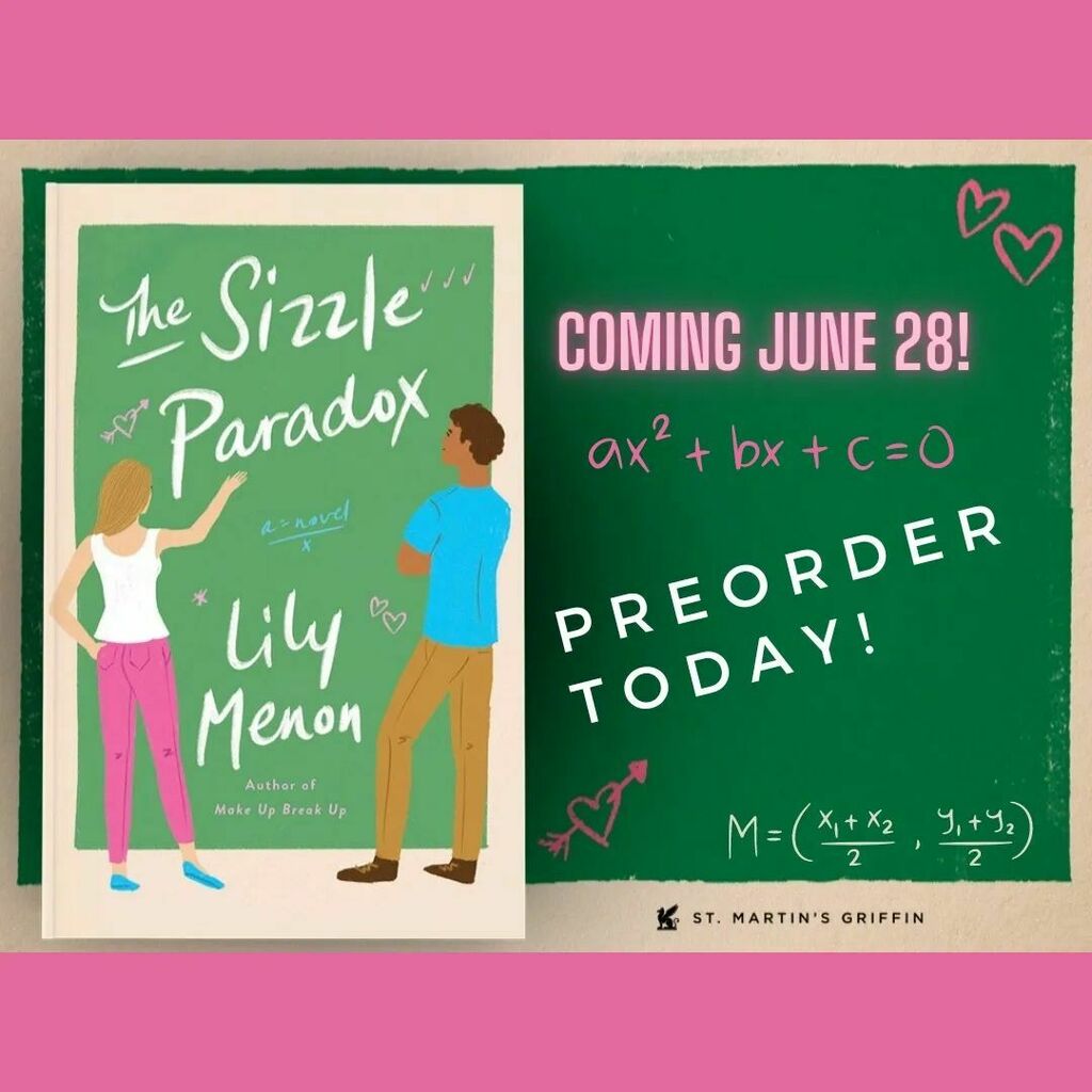 I'm so, so excited for you guys to read The Sizzle Paradox! If you loved The Kiss Quotient and The Love Hypothesis, I think you'll love this one, too! Plus... Best friends to lovers! 😍😍😍 Release date is June 28th. Can't wait to hear what you think!… instagr.am/p/Ceo2FpfgqXq/